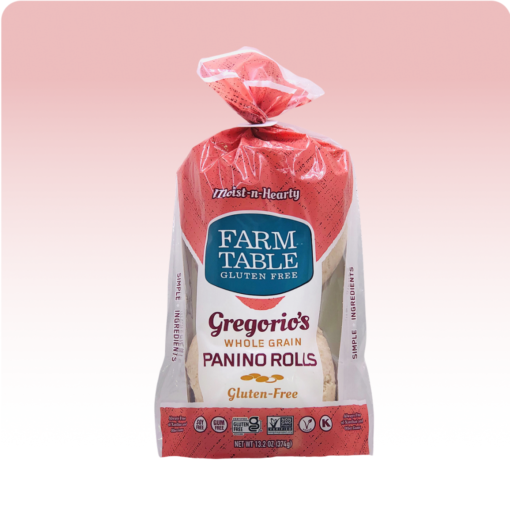Gregorio’s Whole Grain Gluten-Free Panino Rolls