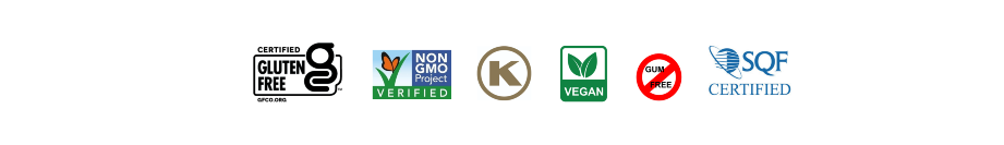 A group of logos that include, from left to right : klamco certified ; k-brand logo ; and verdant.